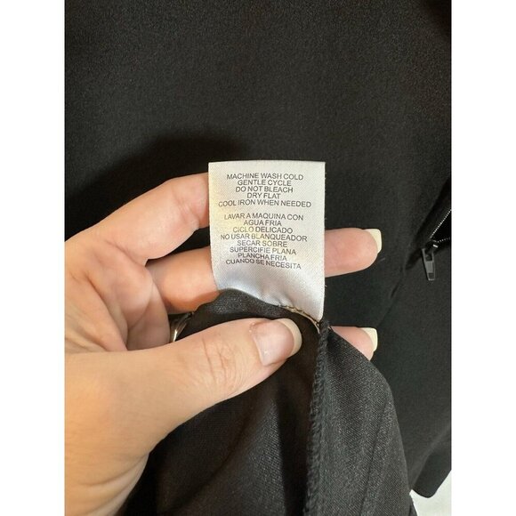 CITY‎ TRIANGLES JUNIORS sz 9 LITTLE BLACK DRESS Tiered Halter Neck Fit Flare LBD - Picture 7 of 9